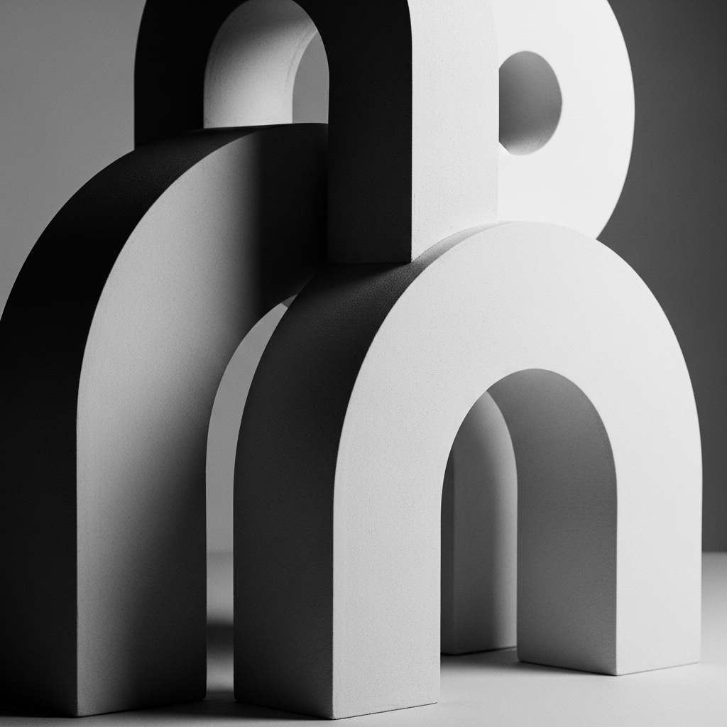 Abstract architectural forms